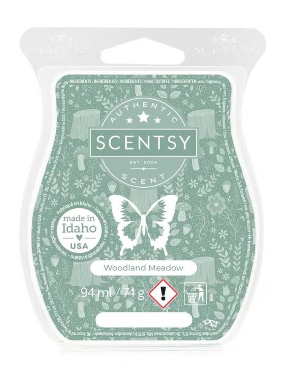Scentsy WOODLAND MEADOW Scented Wax Bar Melt New